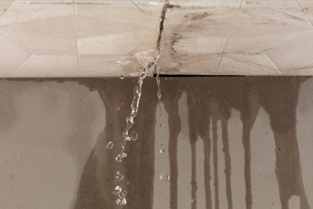 Professional Flood Damage Cleanup technician working in Drexel, NC